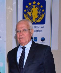 م الوزير د.هاني خلاف هيومان رستارت البورد الأوروبي للعلوم والتنمية