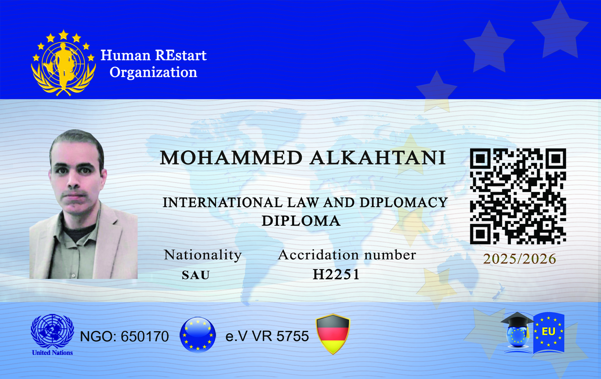 card MOHAMMED ALKAHTANI